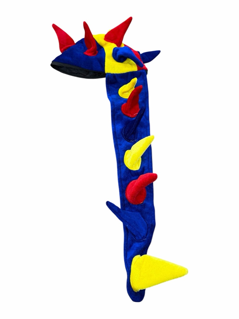 Multi Color Hat Dragon Tail Spikes, One Size Fits Most